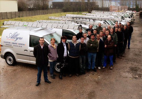 Equipe société Allyre à Bordeaux