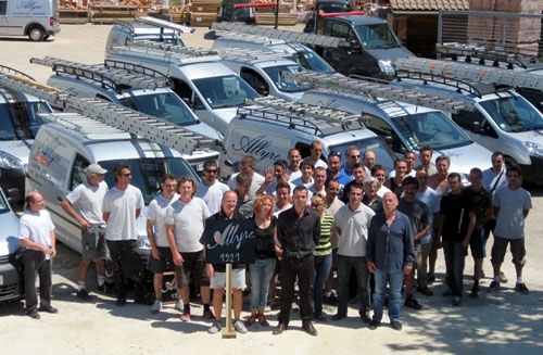 Equipe de la société Allyre à Bordeaux